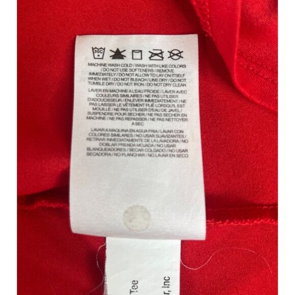 Nike Dri Fit Ohio State Buckeyes Tshirt Womens Small Red NCAA Fan Wear - Picture 8 of 8